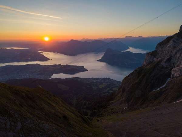 Pilatus Sonnenuntergang